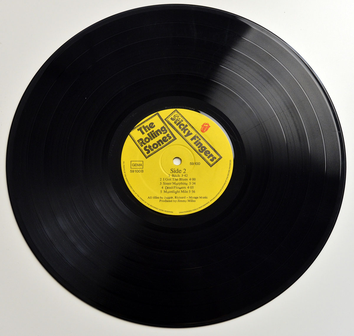 High Resolution Photo ROLLING STONES - Sticky Fingers ( Germany ) 